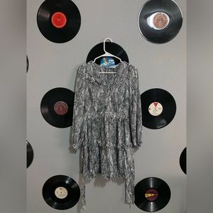 Snake print dress!
